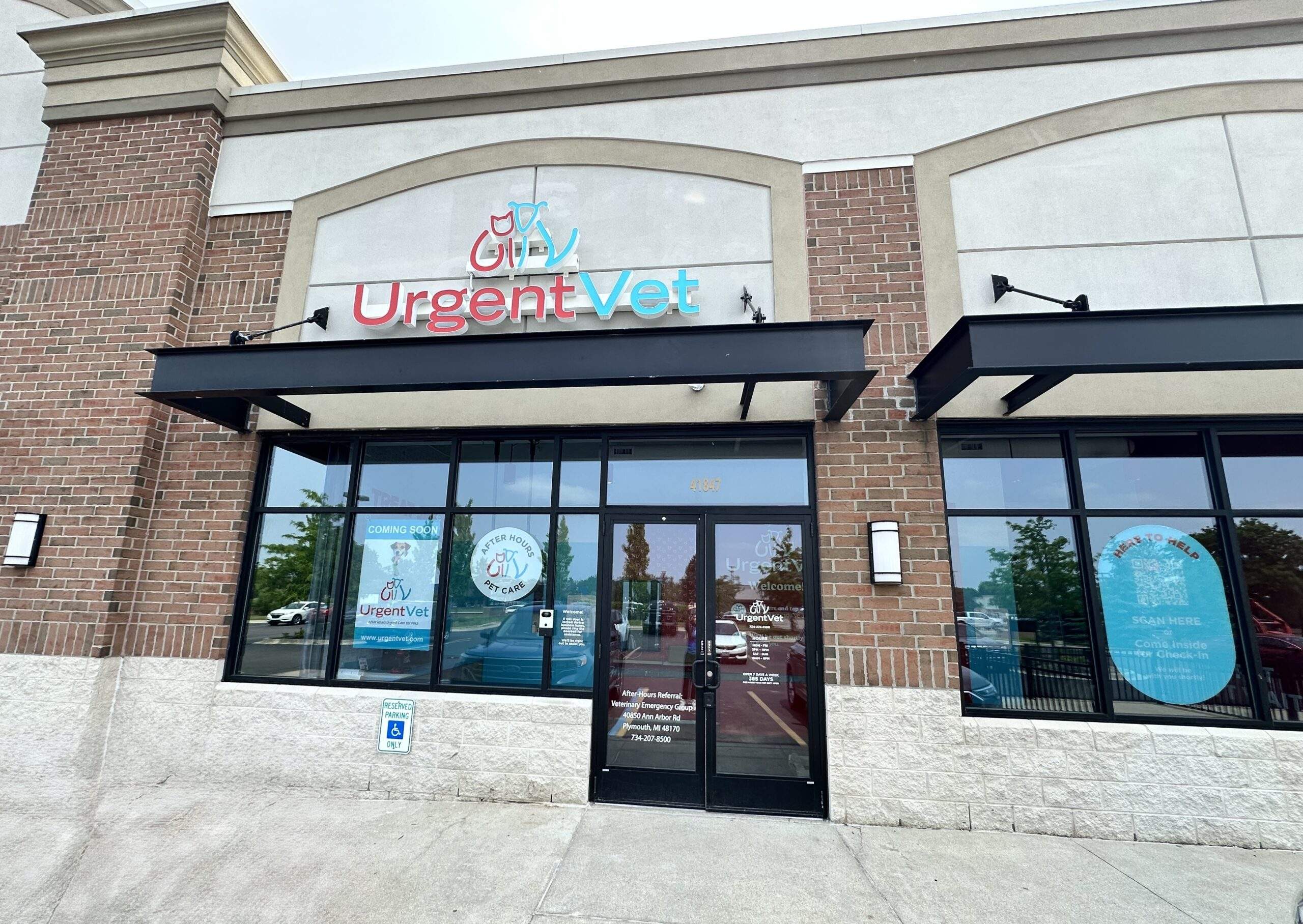 UrgentVet Canton Vet Clinic location -alternative Emergency Vet in Canton MI