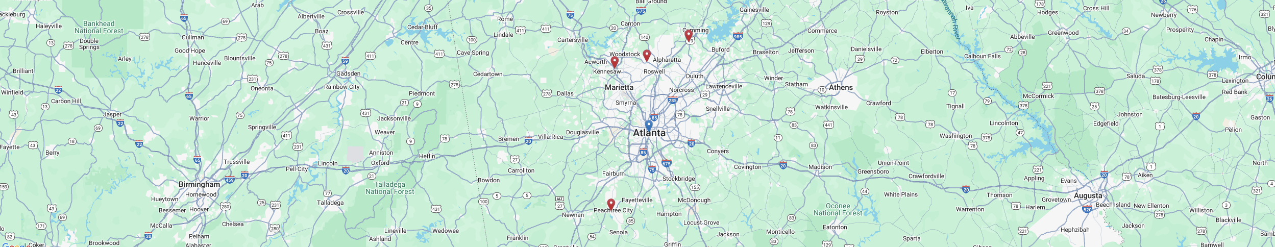 atlanta map atlanta map