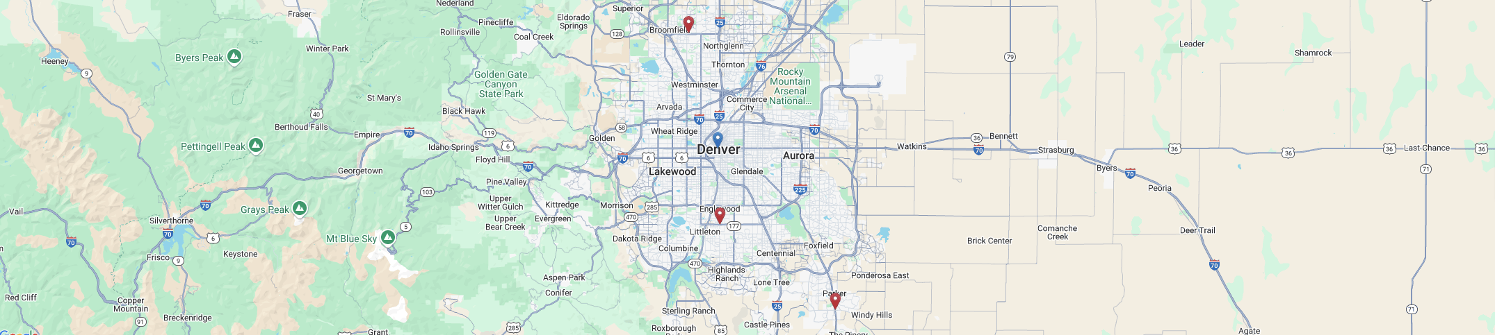 denver map denver map