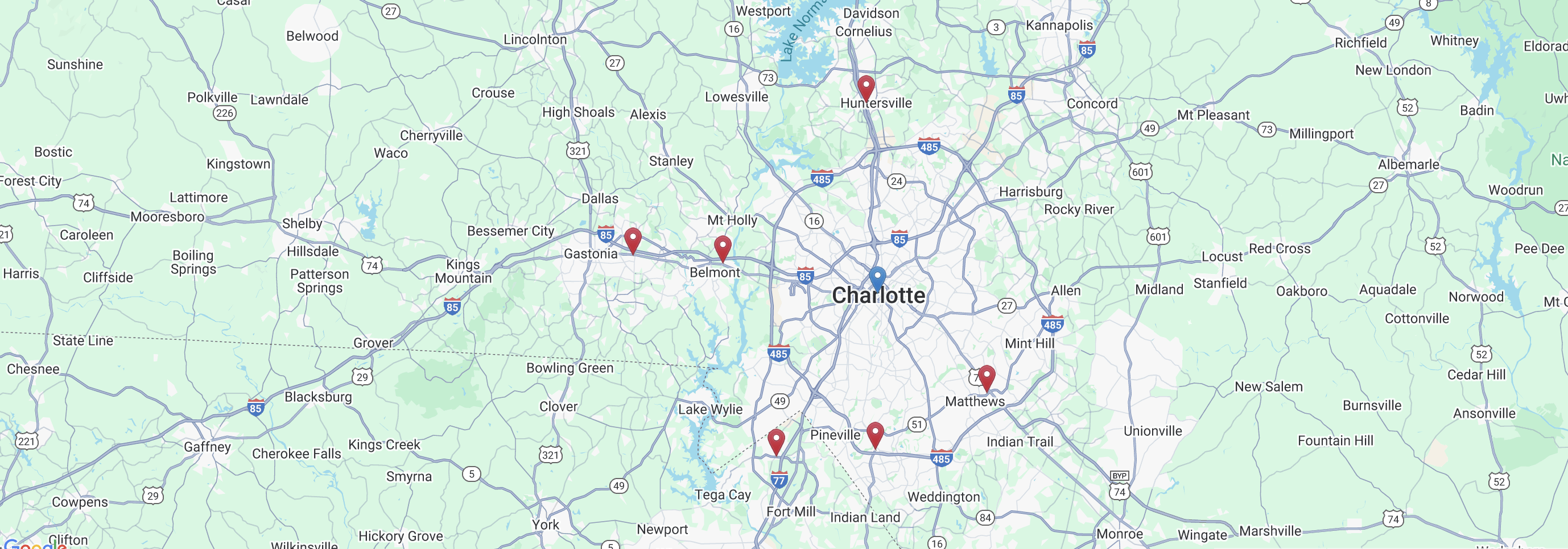 map of urgentvet clinics near charlotte emergency vet locations map of urgentvet clinics near charlotte emergency vet locations